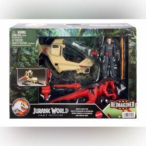 Jurassic Legacy collection reimagined helicopter chase pack